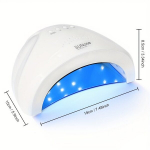 Limegirl 8-&uuml;hes Manik&uuml;&uuml;ri-Pedik&uuml;&uuml;ri Komplekt: UV LED Lamp, Geellaki Kuivati, USB Puuri Poleerimisotsikud, Viilid, Tolmuhari.