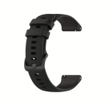 18mm Silikoonist Rihm Spordiband Garmin Forerunner Vivoactive jaoks, Juoda