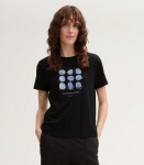 Tom Tailor naiste T-s&auml;rk 1043104*14482, must/lilla