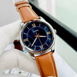 Meeste k&auml;ekell Casio sinine nahkrihmaga TY49560