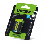 Patareid Videx 9V Krona (6LR61) Alkaline, 600mAh (3 tk.)