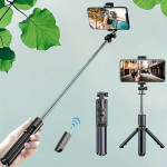 Pikendatav Selfie-kepp-Tripod koos Juhtmevaba Puldiga, 360&deg; P&ouml;&ouml;rlemine - &Uuml;hildub iPhonei ja Androidiga.