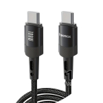 USB-C Kuni USB C Kaabel Kiirlaadimine 100W., Juoda