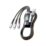 3in1 Laadimiskaabel QC3.0 Punutud Multi Laadija Juhe.