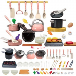 M&auml;ngumaja K&ouml;&ouml;gikomplekt T&uuml;druk V&auml;ike Kokk Rollim&auml;ngu M&auml;nguasja., 28vnt rinkinys