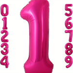 &Uuml;ksik 101.6 cm Virsikutehni Helium Number &Otilde;hupallid S&uuml;nnip&auml;evaks, 1