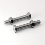20/30/40 Komplektid M6-1,0 X10-60mm Kuuskantpea Poldid ja Mutrid Komplekt, 304 Roostevaba Teras, T&auml;iskeere., (20 rinkinių) M6x60mm