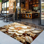 1tk Koduvaip Suurtel Lilledega, Luksuslik Tekstuur., 55 * 79 colių / 140 * 200 cm