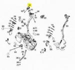 Mercedes-Benz k&uuml;tuset&auml;itemahuti kork sobib erinevatele mudelitele A2214700705 Ehtne