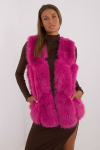 Karvaga vest, neon roosa