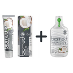 Valgendav hambapasta + suuvesi Biomed Superwhite, 100g + 500ml