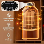 Kokkupandav kaasaskantav riidekuivati taimeriga 600W