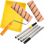 V&auml;rvimiskomplekt Orange &ndash; Teleskoopvars 0,6&ndash;1,05 m, 2 rulli, Suur alus 33x32 cm