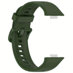 Sportlik silikoonrihm turvalise pandlaga Huawei Watch Fit 3 jaoks variant-102833, Žalioji armija