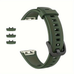 Spordi silikoonist rihm Huawei Band 6 jaoks. variant-102852, Tamsiai žalia