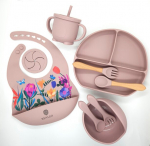 Silikoonist n&otilde;ude komplekt roosa, 10 tk