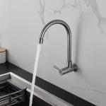 1tk 304 Roostevaba Teras Traat Joonistus Kraanikauss K&ouml;&ouml;k Taimse Pesu Seinale Kinnitatud &Uuml;he K&uuml;lma Vee Segisti