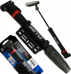 BETO CMP-004 Kompaktne Jalgrattapump Adapterite ja Kinnitusklambriga (AV/DV/FV)