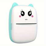 Mini Printer Telefonile Ja Androidile, Juhtmevaba Mini Fotoprinter Siltidele. , Mini spausdintuvas【mėlynas】
