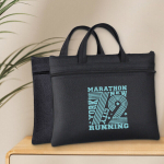 Retro Prinditud Paks Kandel Dokumentide Kott, Koosoleku &Auml;rikott.