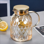 Elegantne Luksuslik &Scaron;ampanjav&auml;rvi Klaasist Veekann Suur Maht Kodukasutuseks., 1800 ml