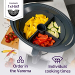 Poolik keedukambri jagaja Thermomix Varomale, silikoon & teras