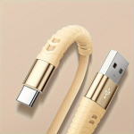 40W 3A USB-C Kiire Laadimiskaabel Samsung/Xiaomi/Redmi/POCO/Huawei jaoks., Auksinis