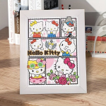 Hello Kitty 5D Teemantimaal Tarvik - T&auml;ielik K&auml;sit&ouml;&ouml; Komplekt Noortele ja P&uuml;hadekaunistustele, Sveiki Kitty