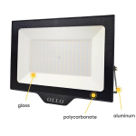 LED niiskuskindel v&auml;listingimustes kasutatav prožektor 100W, 10 000Lm, 4000K, IP65