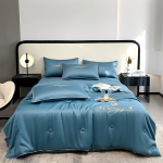 Suvekattekiht Jahutav Tekike - Siidine Traditsiooniline Pol&uuml;ester Kergtekk, Mėlyna