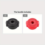 1tk Plastik Taldriku Mutrid, Kiirkinnitusega Taldriku Mutrid.