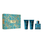 Kinkekomplekt Versace Eros - 50 ml EDP + 50 ml habemeajamisj&auml;rgne palsam + 50 ml du&scaron;igeel