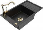 Graniidist k&ouml;&ouml;givalamu Mexen Elias koos segisti ja sifooniga, Metallic black/silver+Gold