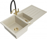 Graniidist k&ouml;&ouml;givalamu Mexen Andres segisti ja sifooniga, Beige+Black/Gold