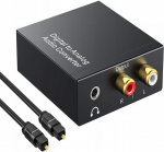 Optiline seade OPTILINE KONVERTER TOSLINK COAXIAL 2x CINCH RCA 66