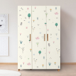 Kalune Design Leva Jungle riidekapp, pruun/valge