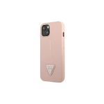 Guess &uuml;mbris iPhone 14 Plus 6.7 GUHCP14MPSATLP roosa HC Saffiano PU kolmnurga jaoks