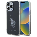 US Polo USHCP15XTPUHRBK iPhone 15 Pro  Max 6,7" czarny|black Shiny Big Logo