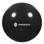 V&otilde;imlemispall pumbaga Springos FB0014, 65 cm, must