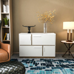 Konsool Mares - valge, p&auml;hkel