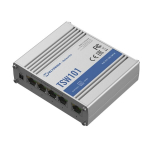 Teltonika switch TSW101 PoE+ Automotive 5 10/100/1000 ports |