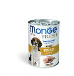 Monge Fresh Wet Adult Dog Cans Pate & Chunkies kanaga, 400 g