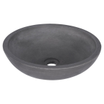 &Uuml;mmargune valamu 28 x 28 x 12 cm, tumehall