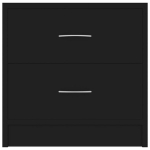 vidaXL &ouml;&ouml;kapp, must, 40 x 30 x 40 cm, puitlaastplaat