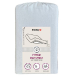 Bradley voodilina kummiga, 160 x 200 x 25 cm, tekstiilist kotis, tuhksinine