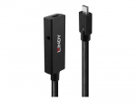 Lindy USB-C Kaabel 5m USB 3.2 Gen 2 Must
