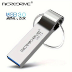 USB pulk Metallist USB 3.0 m&auml;lupulk 128gb 64gb 16GB 32gb 64gb v&otilde;tmehoidja., Sidabrinis