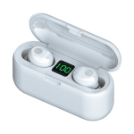 K&otilde;rvaklapid, Bluetooth 5.1 k&otilde;rvaklapid, 1200 mAh laadimis&uuml;mbris, IPX5 veekindel, ruumiline stereo bass, valge