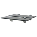 vidaXL seinariiulid 2 tk klaasist 30 x10 cm 8 mm