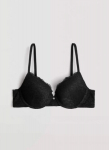 Ysabel Mora pitsiline push-up rinnahoidja 10133 must